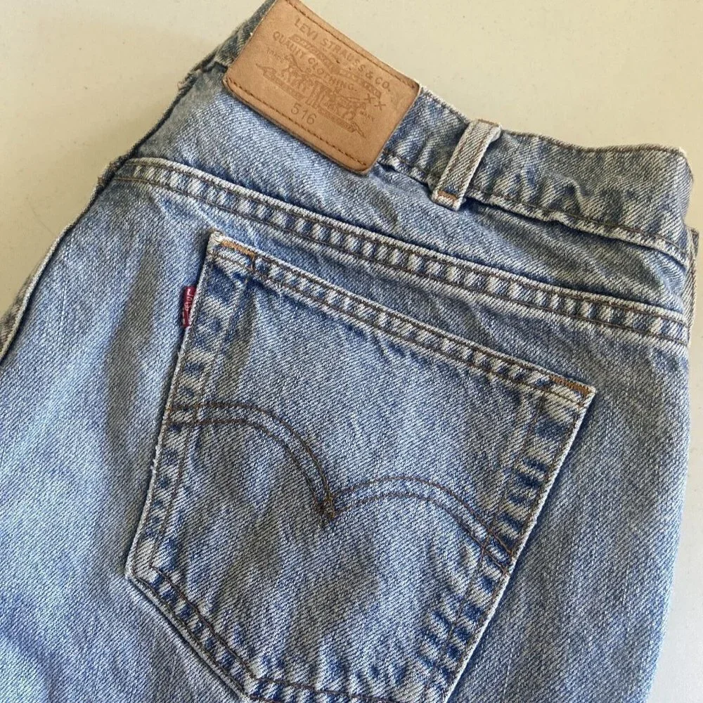 Levi Vintage 516 XX Men‎ 40X31 Hemmed Slim Straight 90s